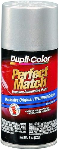 Dupli-Color BHY1800 Pintura de color plateado brillante metálico, perfecta coincidencia (8 oz) Dupli-Color BHY1800 Pintura de color plateado brillante metálico, perfecta coincidencia (8 oz)