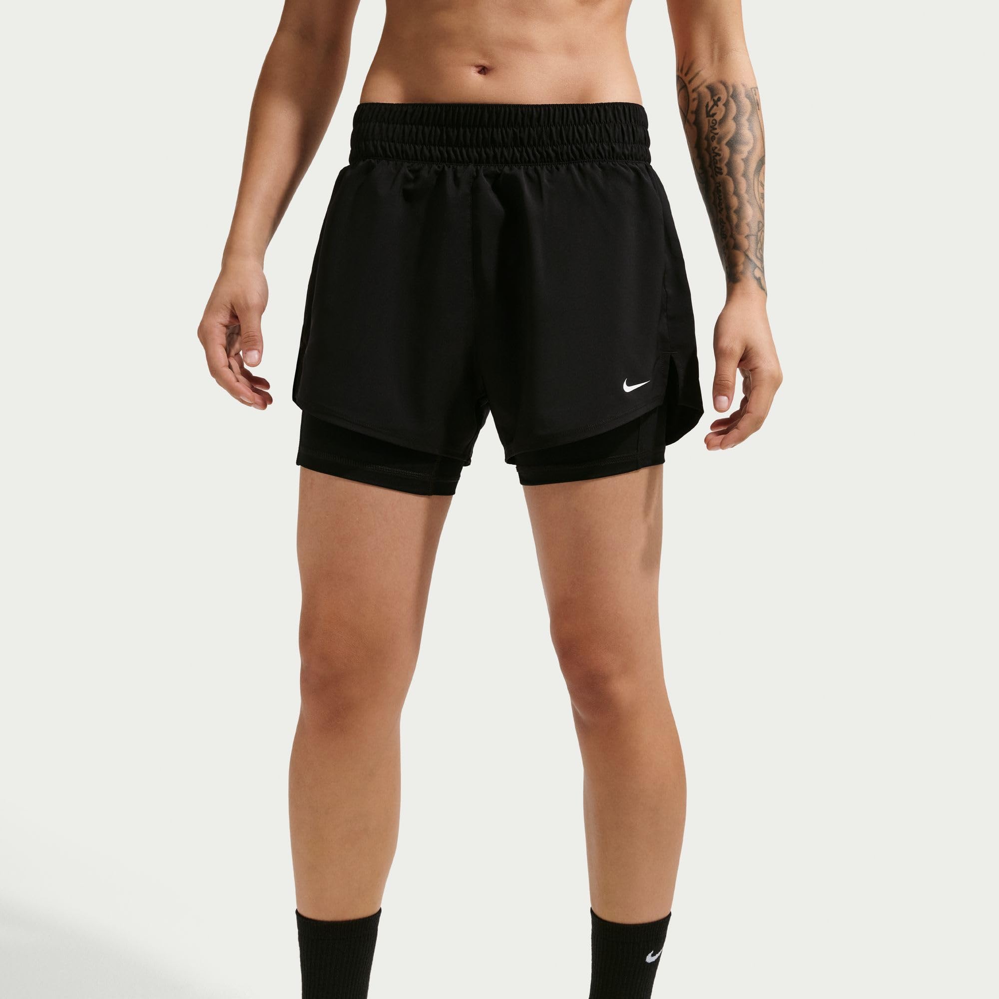 Nike Damen Shorts One Df Hr 3in 2n1