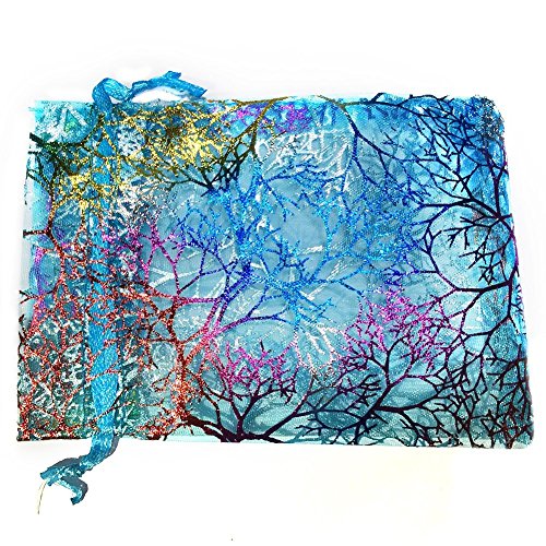 Golvery 100 Pezzi Sacchetti Regalo Organza Modello...