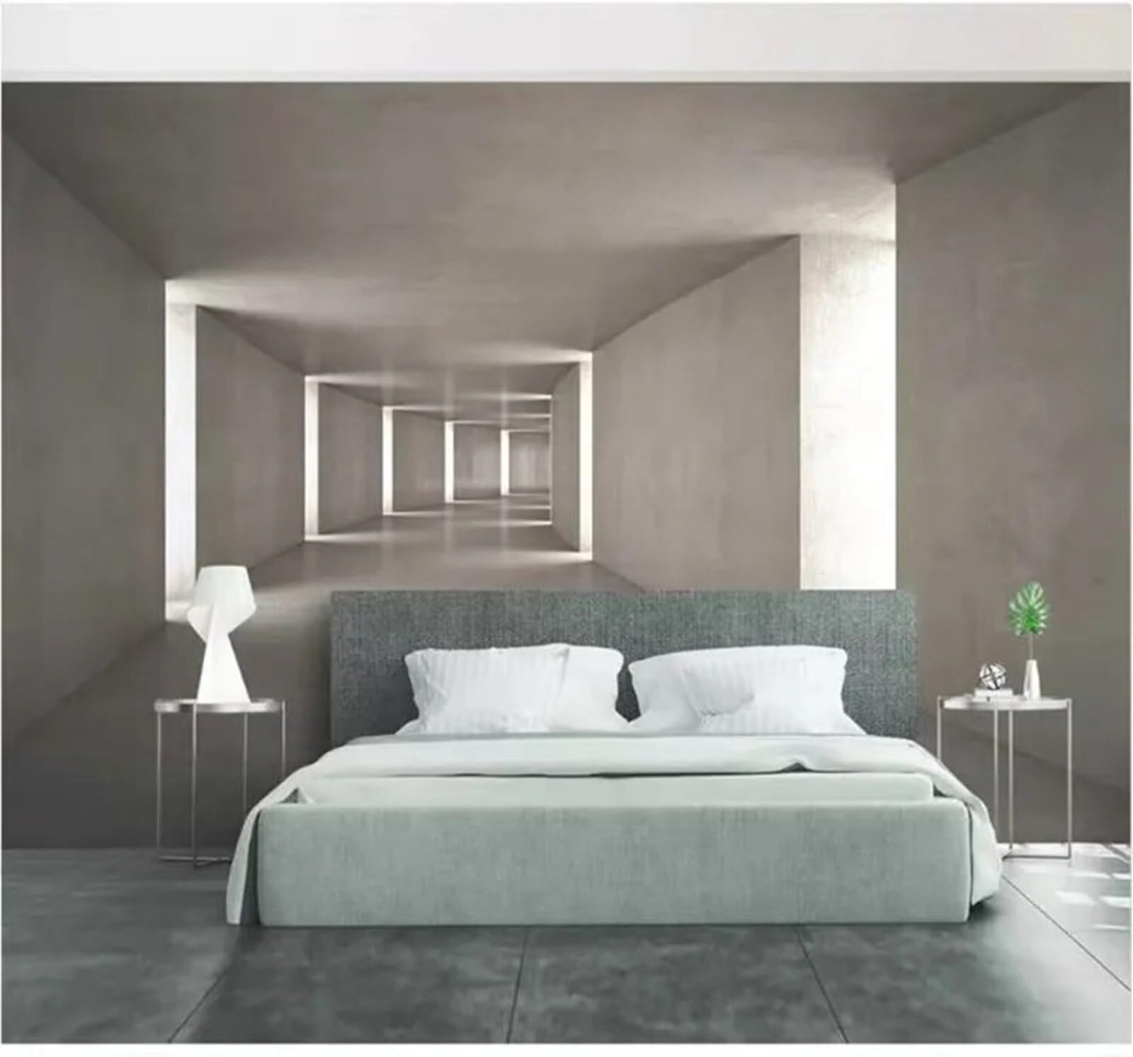 Abstract Three Dimensional Corridor Spatial Extension Individuality 3D Wallpaper Easy Install Feature Office Living Room Sofa Bedroom TV Background Wall Decoration-250cm×170cm