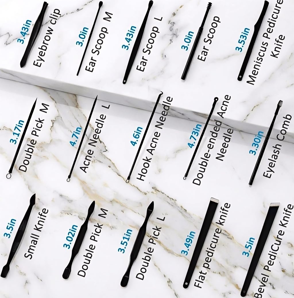 Professional Manicure Kit: Nail Tool Set, Stainless Steel, Brown, Classic Style