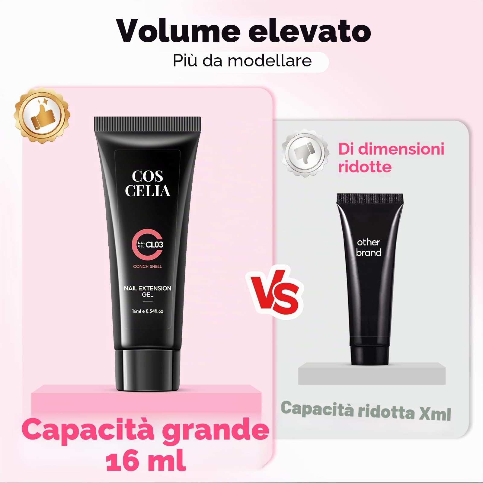 Coscelia Kit Ricostruzione Unghie 15 colori 16ml Gel Ricostruzione Unghie con 6W Lampada Unghie, 30ml Slip Solution, Base e Top coat Semipermanente, Kit Unghie Completo per Principianti