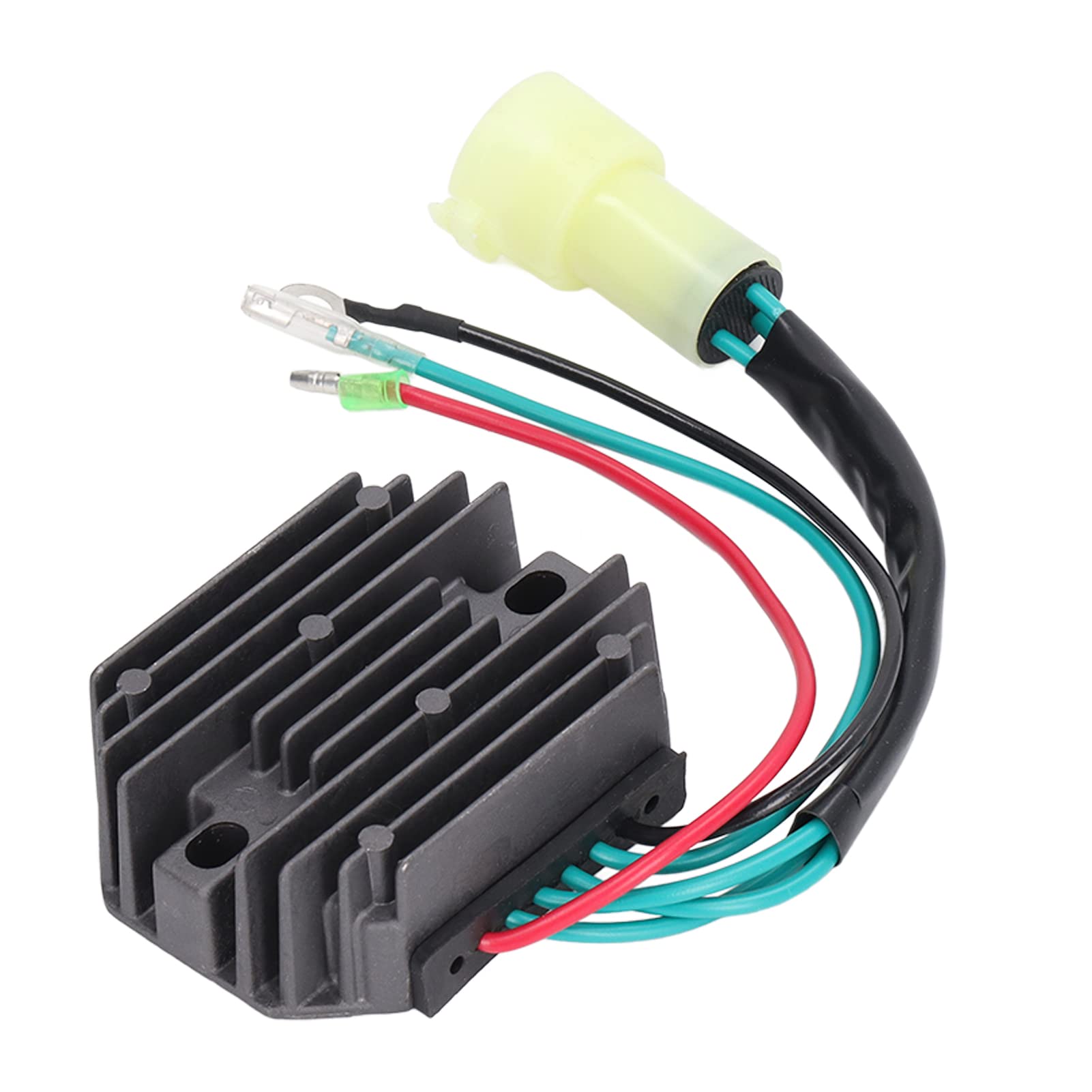 Motocyklowy prostownik regulator napięcia 62Y819600000, 12 V, stop aluminium, zamiennik do 4-suwowych silników zaburtowych 50 KM od 1995 do 2007