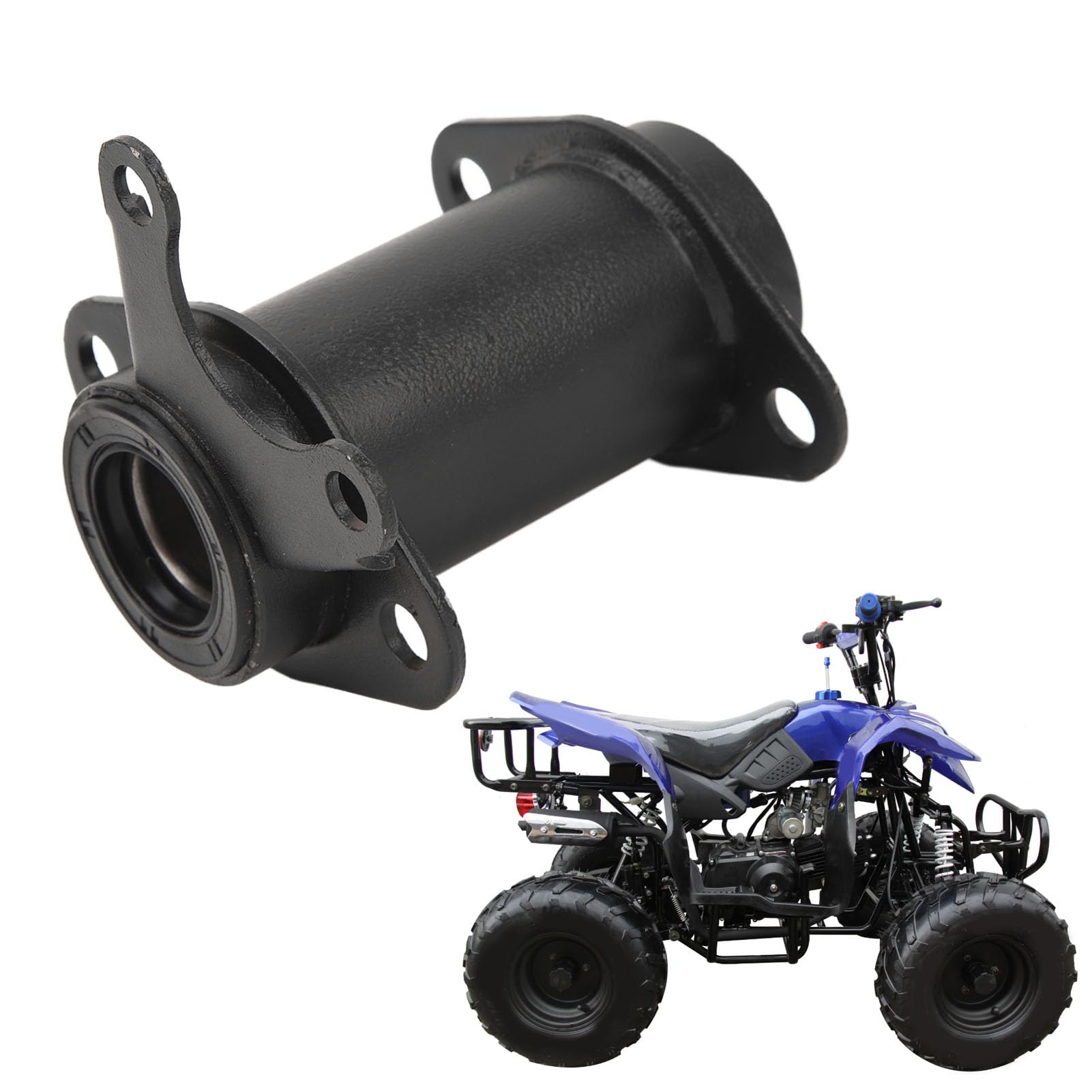ATV Hinterachslagerträger, Quad Go Kart Ersatzteil Hochfester Metallnabe Achslenker Lager, Ersatz für ATV Quad Go Karts 50cc-125cc