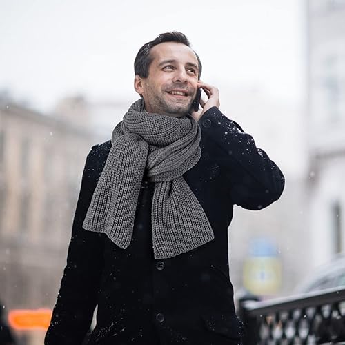 Miniatura 7 de Bufanda gruesa de punto trenzado grueso para mujer y hombre