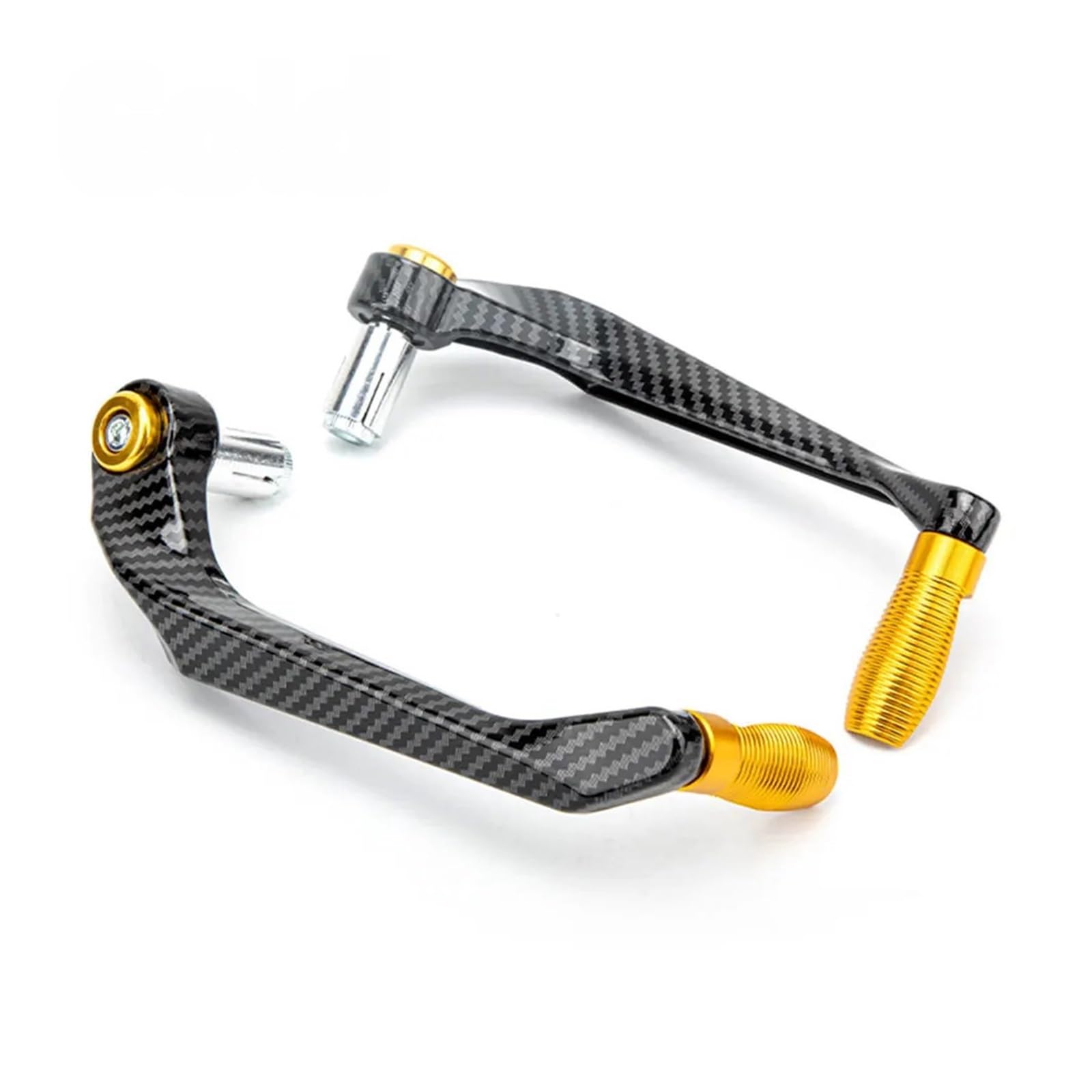 Ehysyn Gold-Mths01 Motorcycle Brake Protector Motorcycle Die-Casting Aluminum Alloy Handlebar Brake Clutch Lever Hand Guard Protector Moto Handguard(Gold-Mths01)
