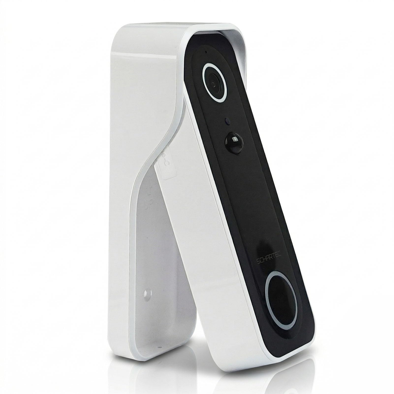 Schartec Smarte Video-Türklingel WLAN – 4MP Überwachungskamera Außen, Akku 5200mAh, PIR & Personenerkennung, 2-Wege-Audio, Nachtsicht 10m, Alexa & Google kompatibel