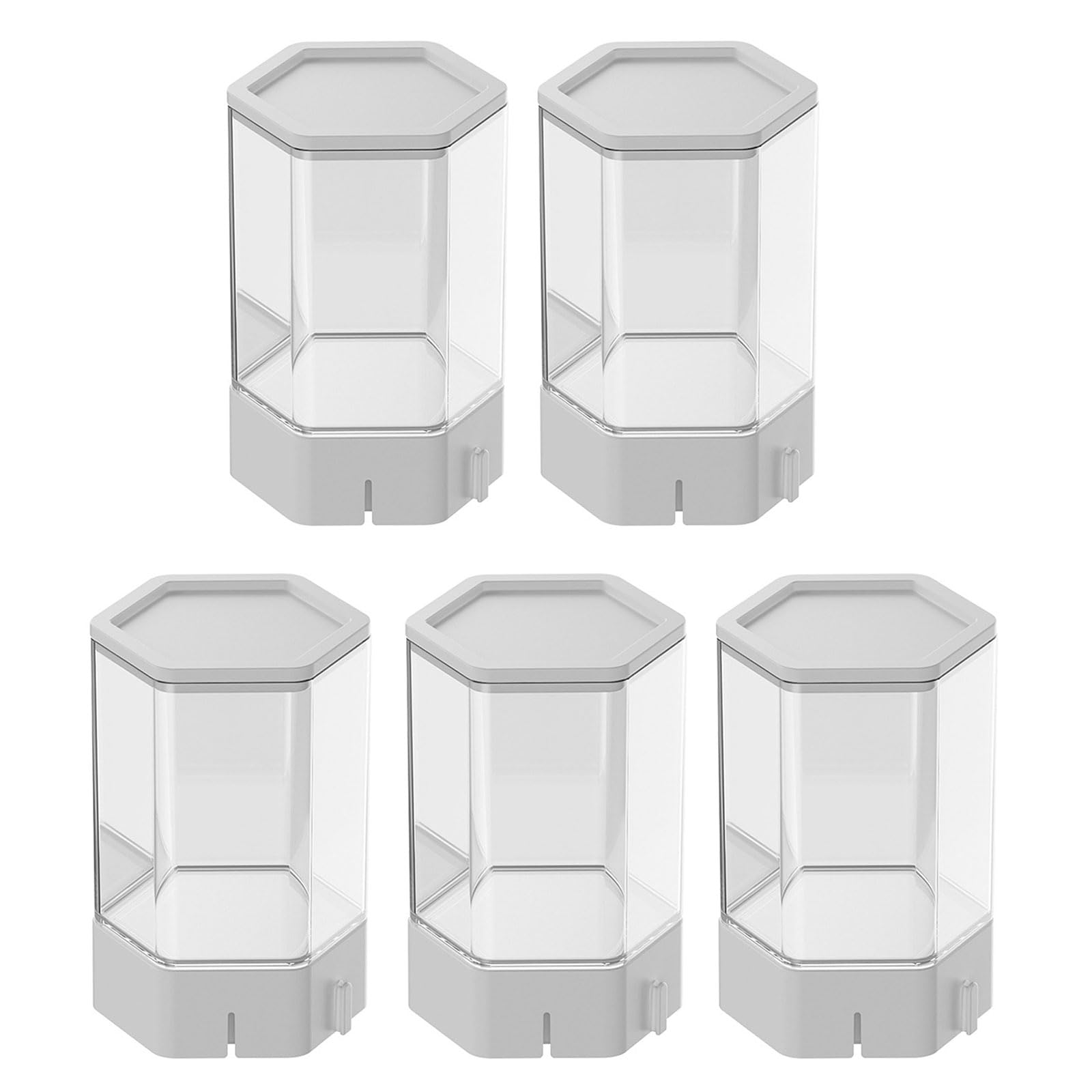 Nucelit 5Pcs Dolls Display Racks Minifigure Storage Stand Collectible Figure Organizers for Collectors and Toy Enthusiasts Collectible Storage Organizers