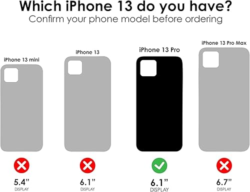 Miniatura 9 de OtterBox Symmetry - Funda con MagSafe para iPhone 13 PRO (no 13, Mini, PRO MAX), embalaje no minorista, estampado de vaca