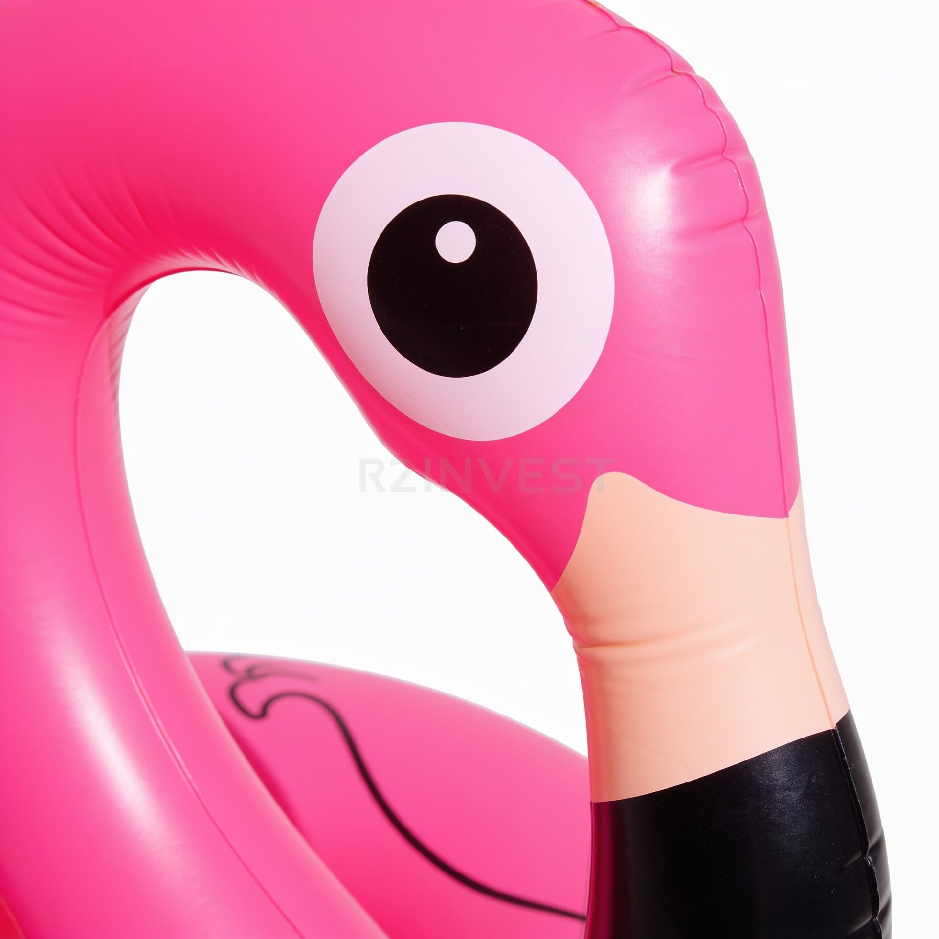 Dmuchane Koło do Pływania Flaming Różowe PVC 90 cm | Dla Dzieci i Dorosłych, Średnica 90 cm, Trwały PVC, Basen, Plaża, Jezioro, Wewnętrzna Śr. 75 cm