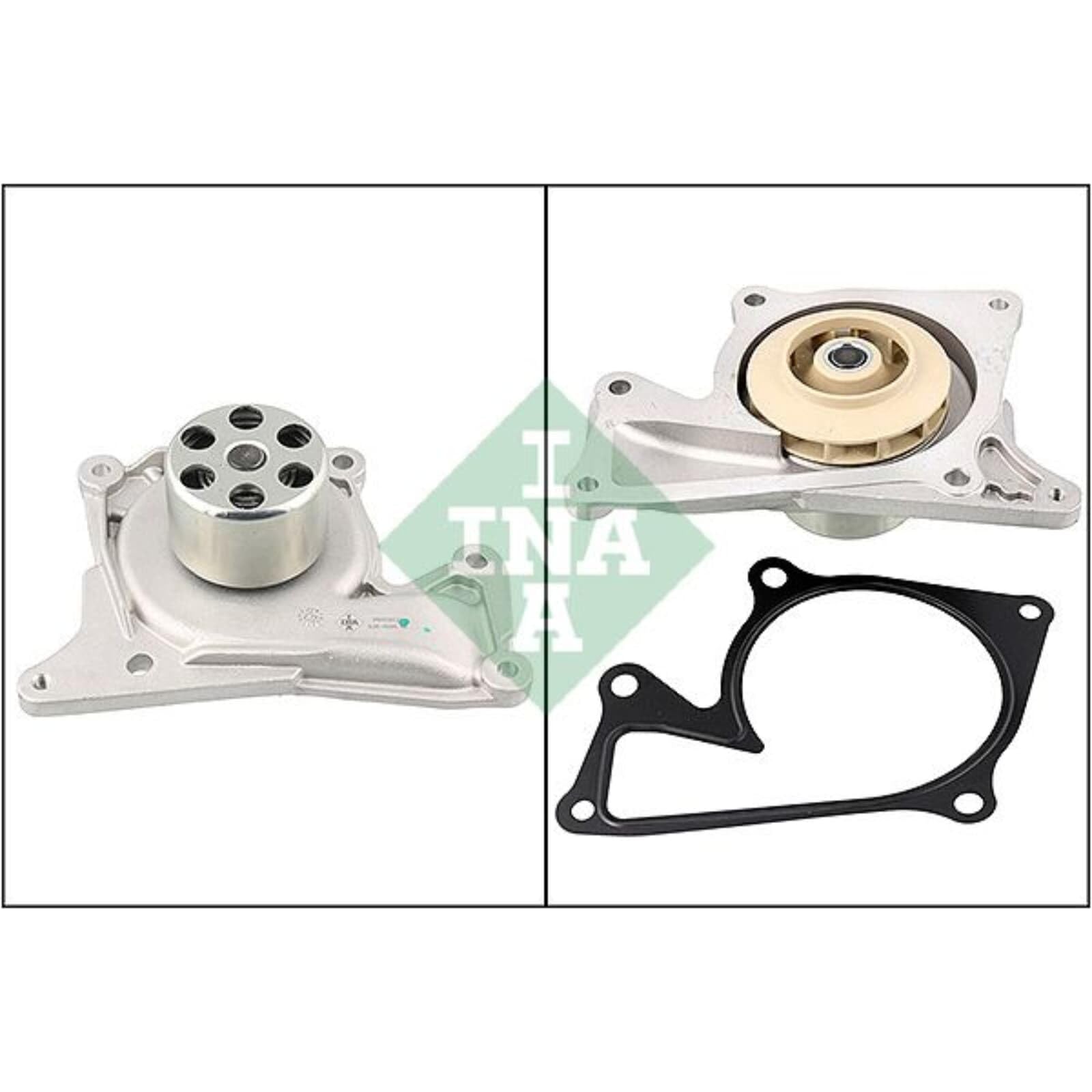 INA 530 0843 30 Kit cinghia distribuzione pompa acqua con guarnizione Compatibilità con RENAULT KANGOO Express FW0/1 Clio 5 Hatchback BF Megane 4 Hatchback B9A/M/N, DACIA SANDERO II, NISSAN | Compatibile con: DACIA DOKKER Express Kasten/Großraumlimousine,