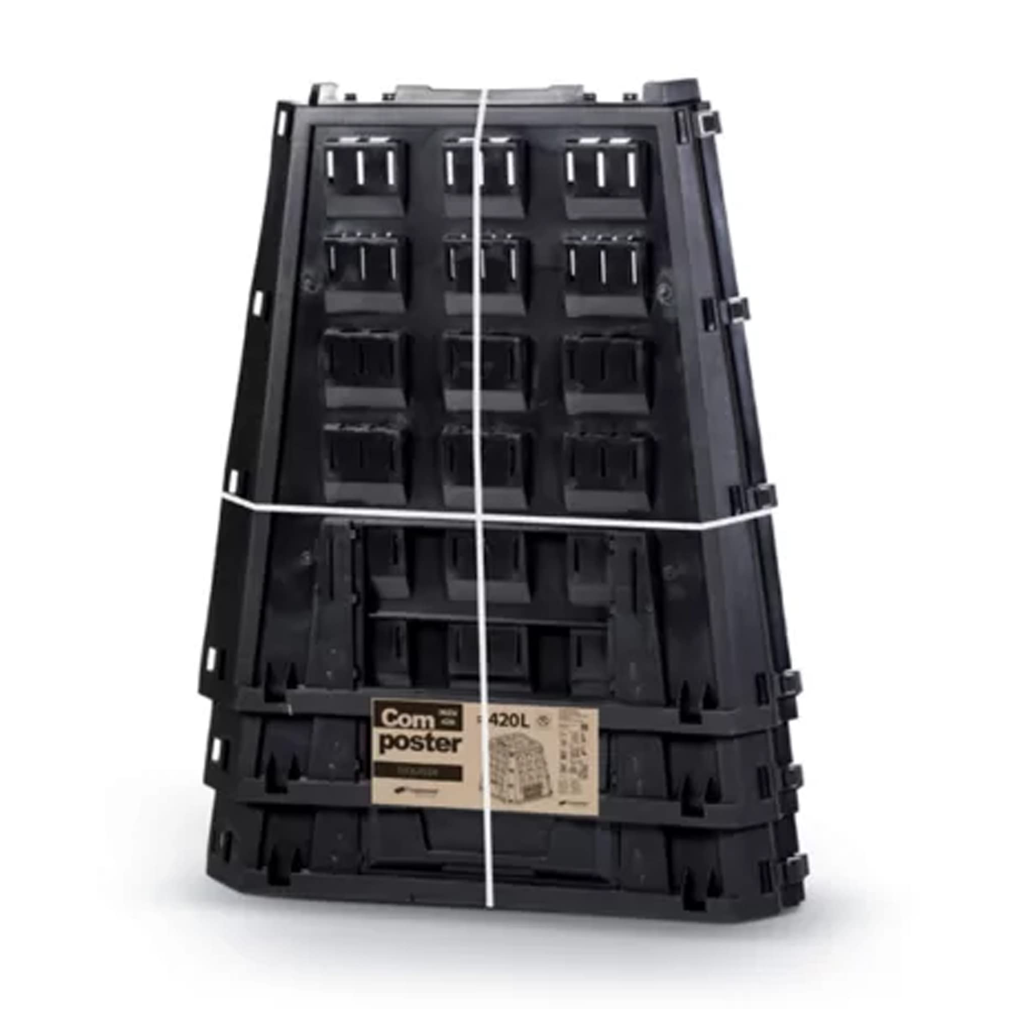 Planta de compostaje evogreen 420l., Dimensiones (mm) 885x885x800, Color Negro