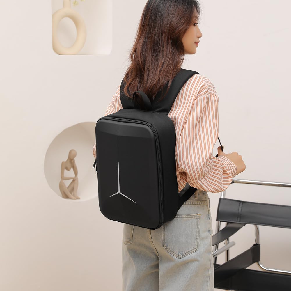 Sac à dos de transport pour DJI Mini 5 Pro, sac de rangement de voyage, sac à bandoulière, coque de protection en EVA, boîte de rangement portable pour accessoires Mini 5 Pro, 36 x 26,5 x 11,5 cm