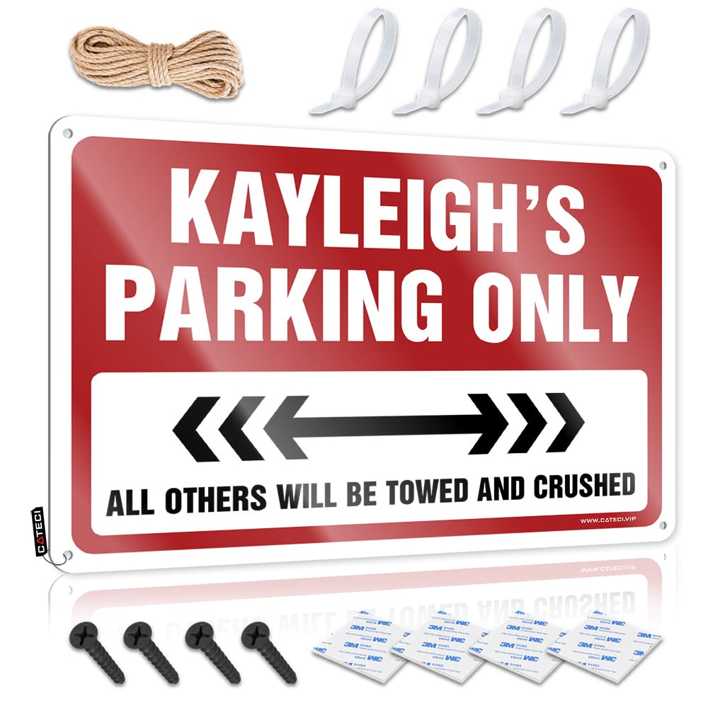 Sweet Sweet Decorations - Kayleigh's Parking Only Gorgeous Metal Wall Art Ready To Hang For Farm(30X40CM)