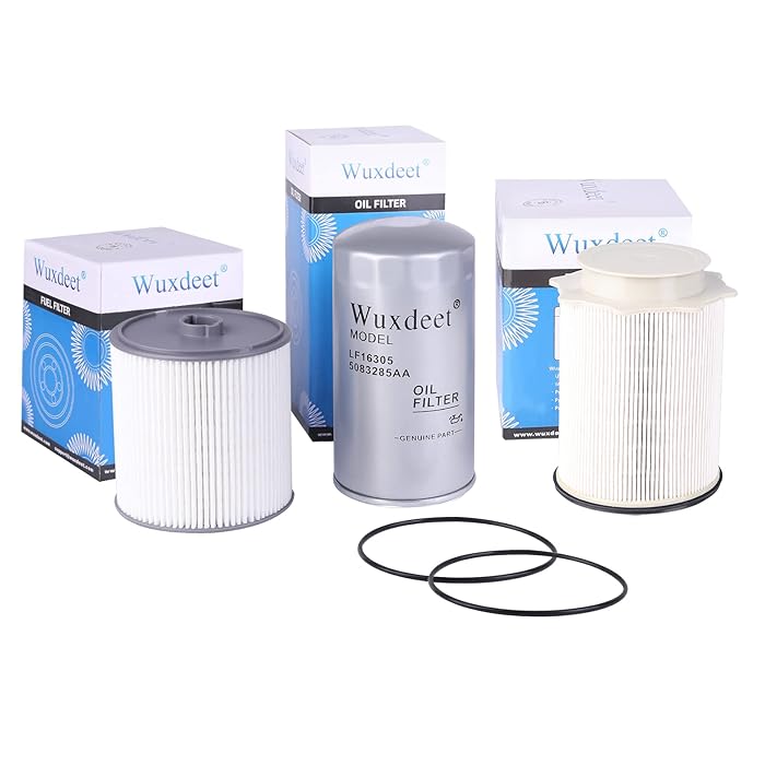 Buy Fuel Filter Water Separator And Oil Filter Set Compatible with