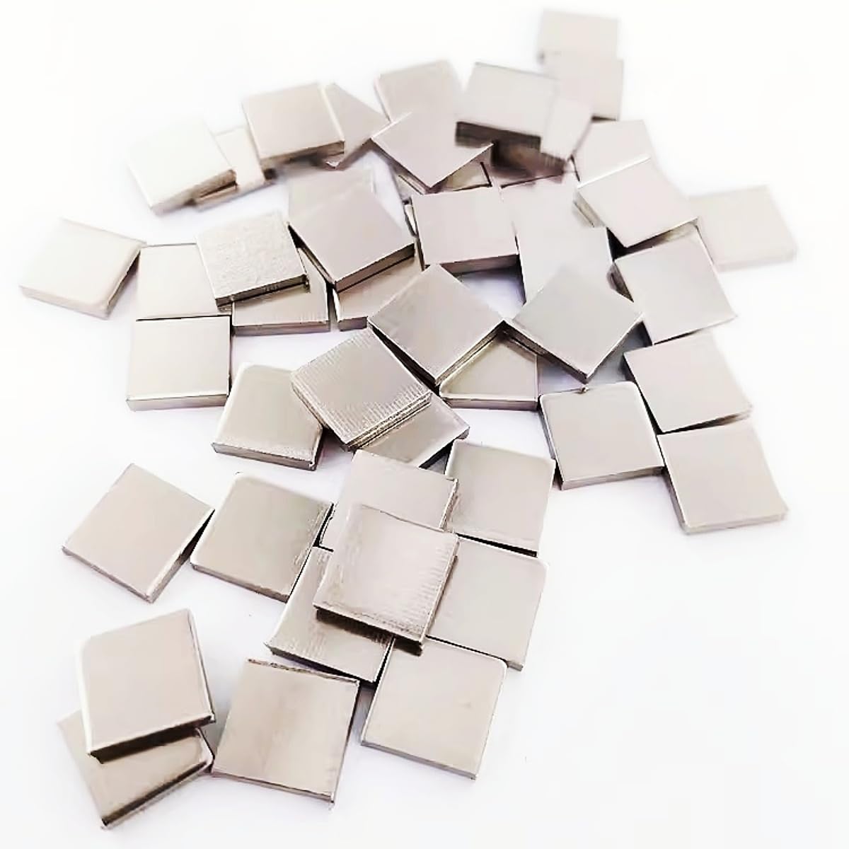 High Purity Nickel Square Plate, Ni ? 99.99% Nickel Sheet, 4N Pure Nickel Metal Block for Evaporation Coating, Scientific Research Experiment, 10 * 10 * 2mm (10, Grams)