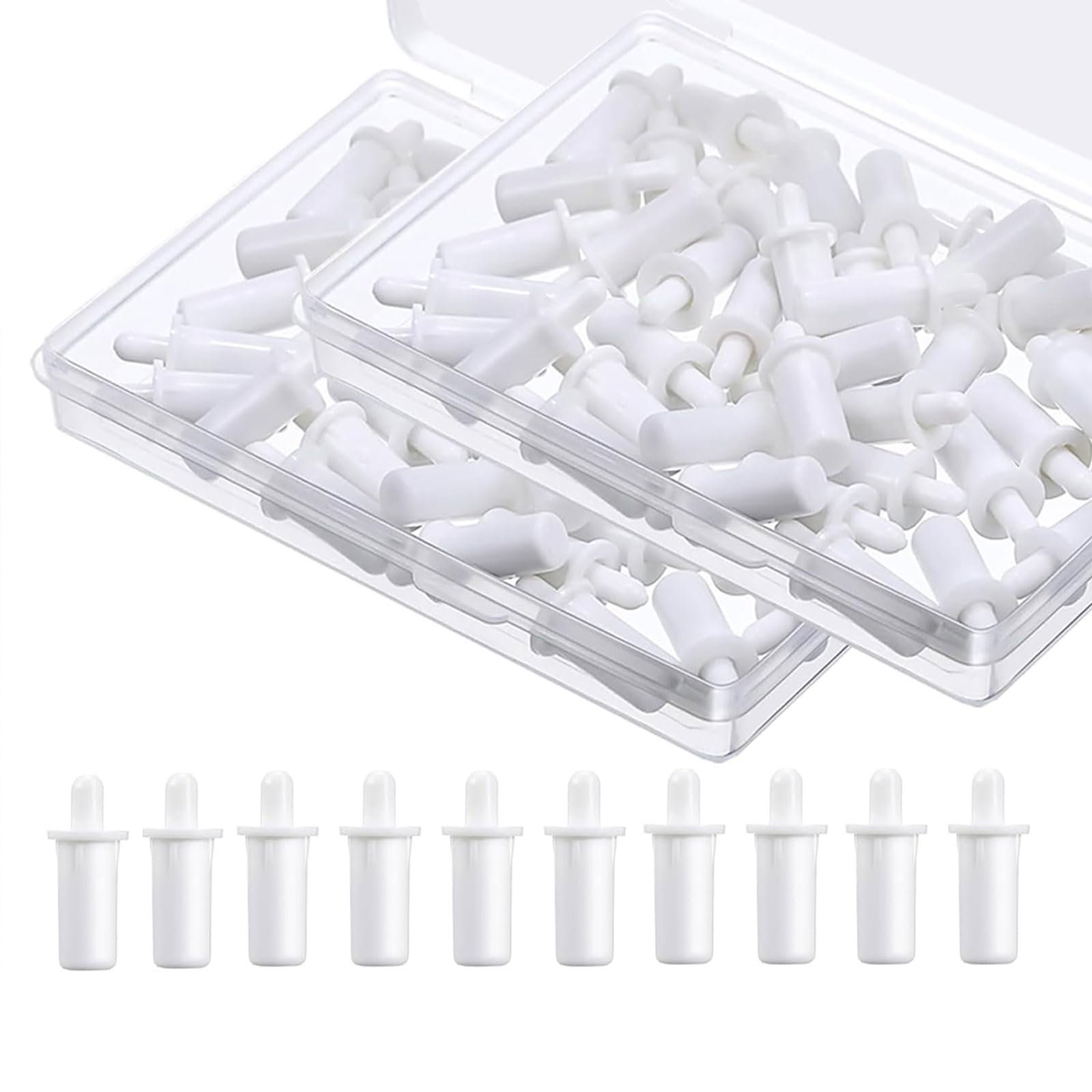 CSKB 120 Pcs Plantation Shutter Repair kit, Shutter Pins Replacement, Shutter Replacement Repair Pins for Windows Tools, White