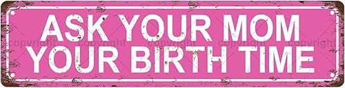 Miniatura 13 de SUPERMUM MOTHERS DAY Metal Tin Sign License Plate Bar Cafe Garage Cave Home Room Wall Bathroom Farmhouse Garden Porch Patio Decor, 12 x 6 Inch