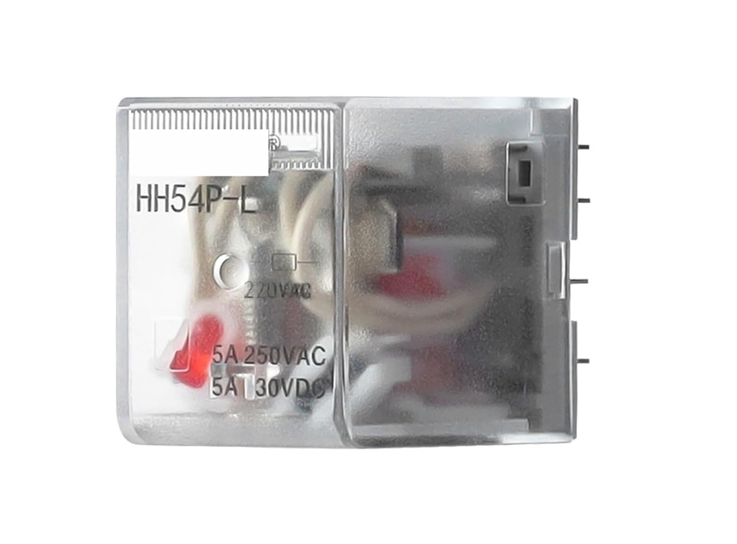 HH54P-L Miniature Electromagnetic Relay Precise Control and Stable Switching Component 1Pcs(HH54P-L 12VDC)