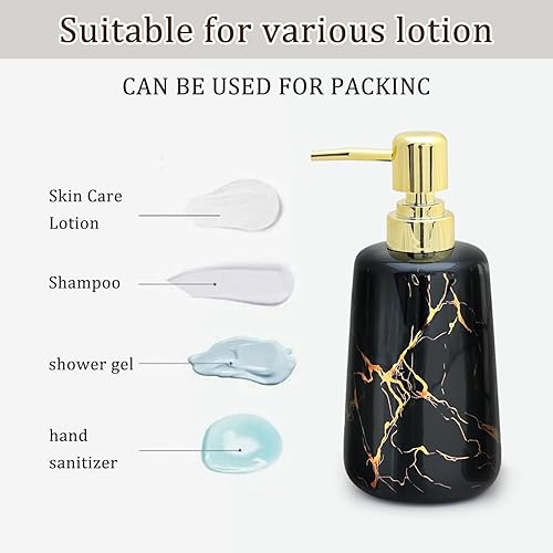 Miniatura 6 de CERBIOR Juego de accesorios de baño 4 piezas (negro)