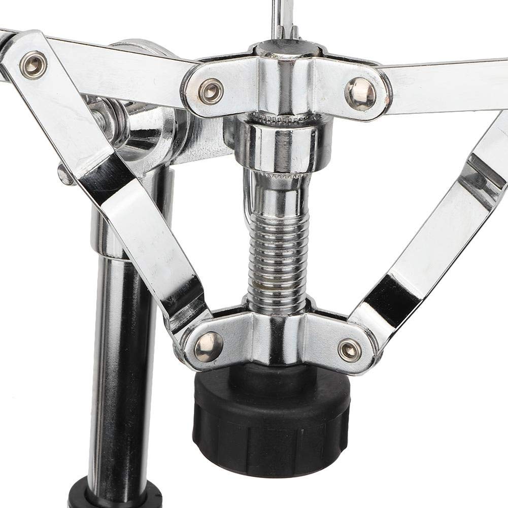 Supporto per tamburo, supporto per tamburo regolabile da 2 cm / 0,79 pollici Supporto per tamburo per treppiede Supporto tamburo pieghevole per rullanti e batteria