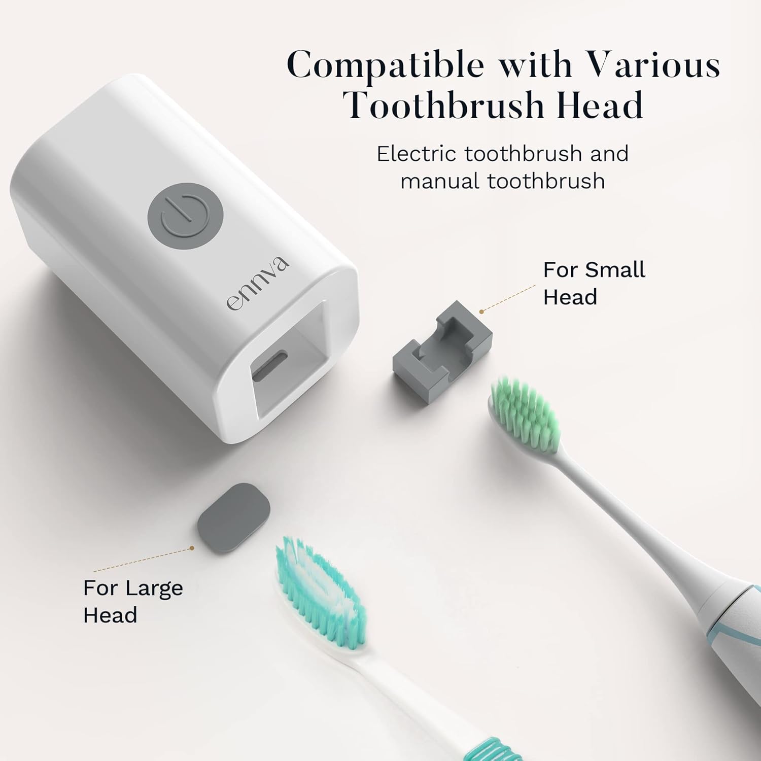 Buy ennva UVC Toothbrush Sanitizer Case, Toothbrush Sterilizer, Rapid