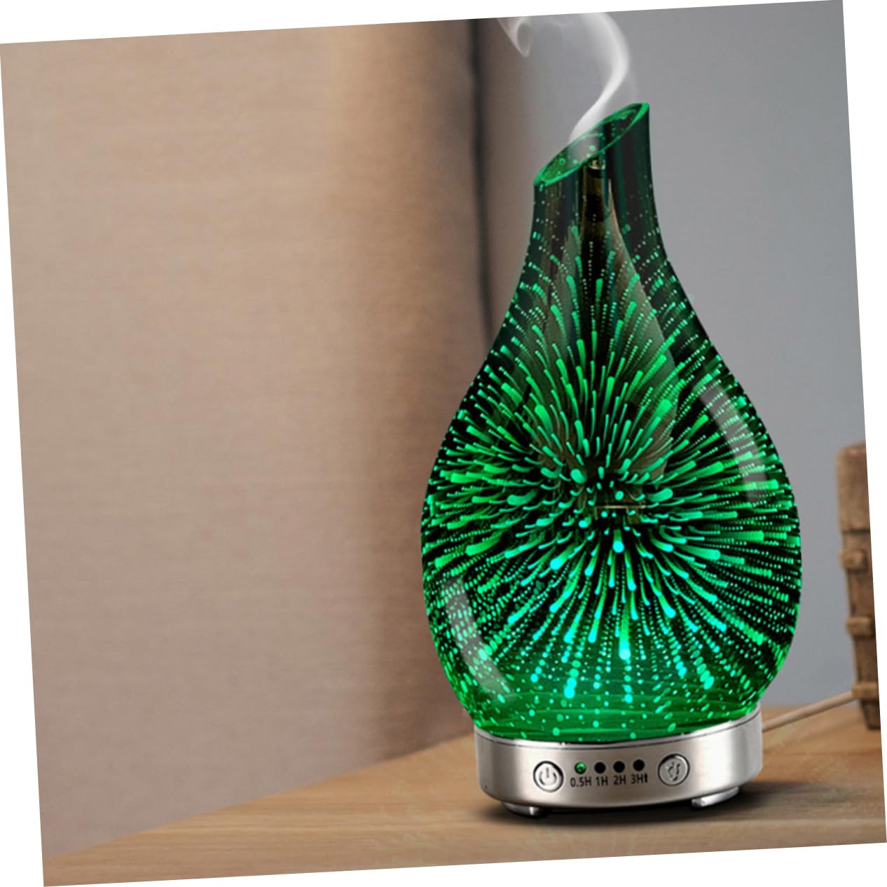 COLLBATH Diffusore Di Aromaterapia 3d Luce Notturna E Umidificatore Per Casa Silenzioso E Elettrico