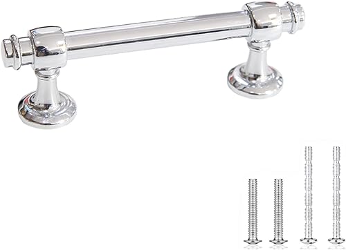 Paquete de 10 tiradores de gabinete de aleación de zinc de 3 pulgadas (2.992 in) con agujeros centrales de accesorios de cocina