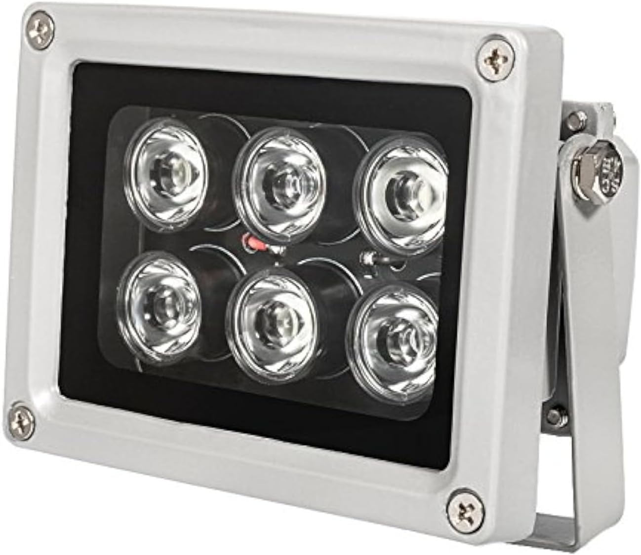 Infrared Illuminator, 850nm 6 LEDs 130 Feet 45 Degree Wide Angle IR Illuminator for Night Vision,Waterproof LED Infrared Light for CCTV Camera, Security Camera ?
