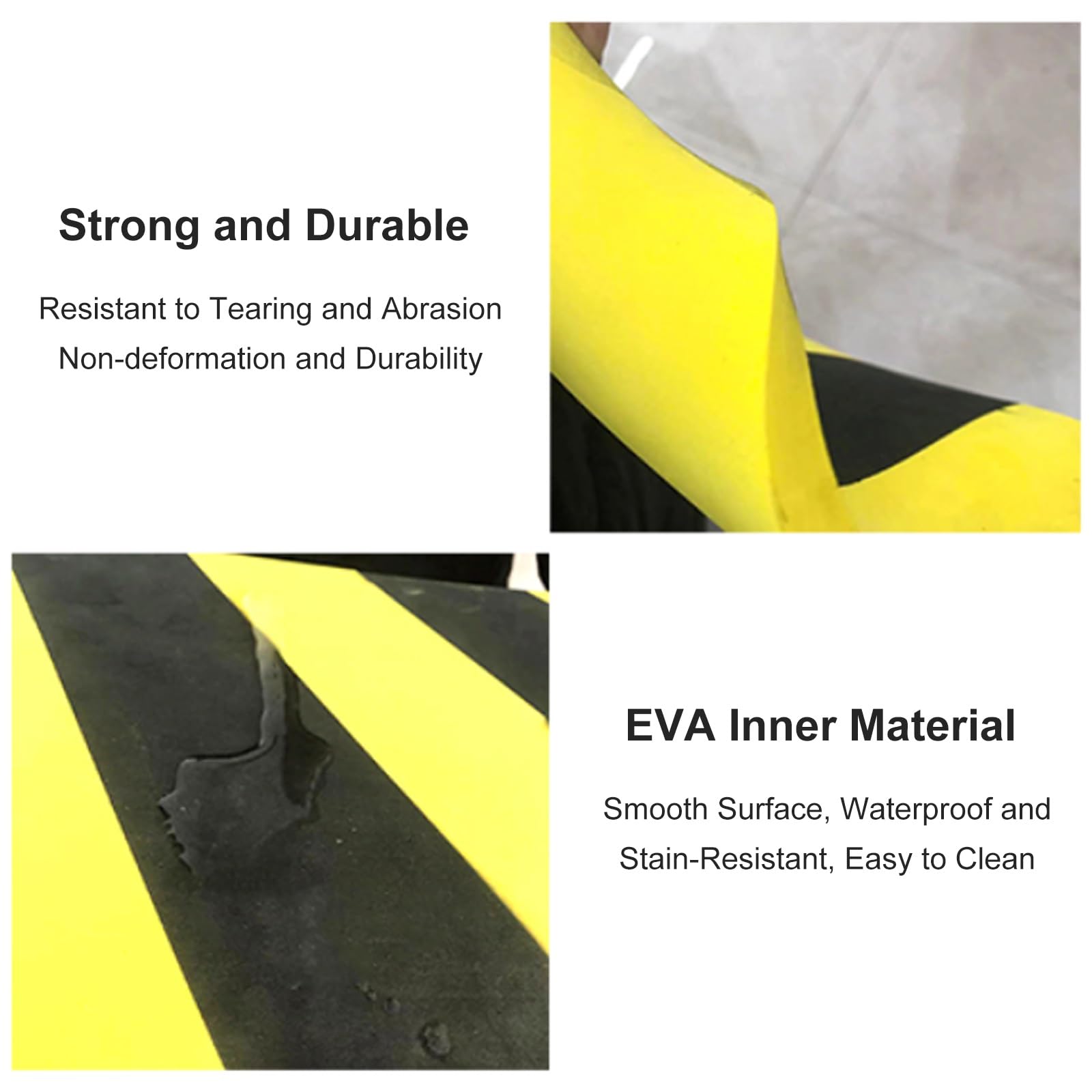 Protector Columnas Garaje, Protector Pared Garaje, Autoadhesivo, Duradero y Resistente s Impactos, para Estacionamientos, Gimnasios y Áreas de Juegos