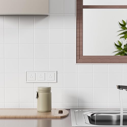 Miniatura 5 de Moldura autoadhesiva de 16.4 pies para bordes de azulejos, moldura de ventana autoadhesiva, borde de azulejos para paredes, bordes, marcos de