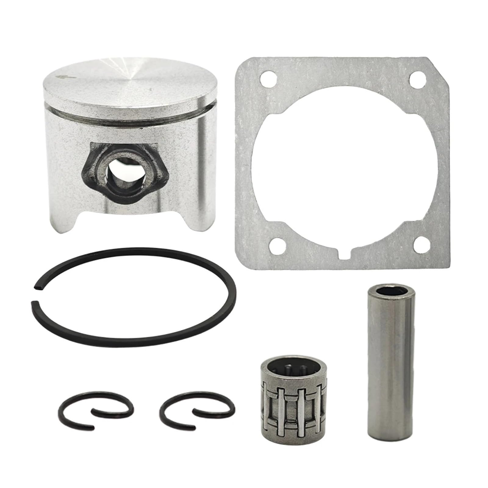 Zestaw uszczelek cylindra, pierścienia sworznia tłokowego 44 mm, łożyska igiełkowego do pił łańcuchowych 350, 351, 2150 CS2150 CS2145, 503899671, 503899603