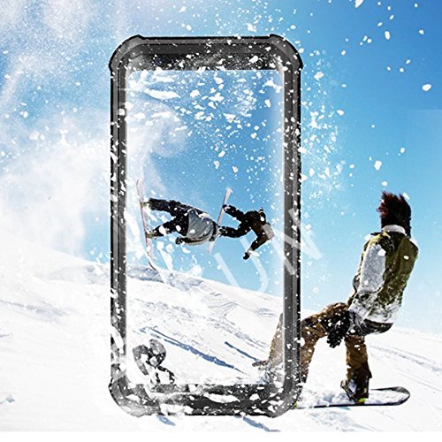 EFFUN Samsung Galaxy S8 Waterproof Case, IP68 Certified Waterproof Underwater Cover Dustproof Snowproof Shockproof Case with Built-in Screen Protector for Samsung Galaxy S8 Black - Thumbnail 2