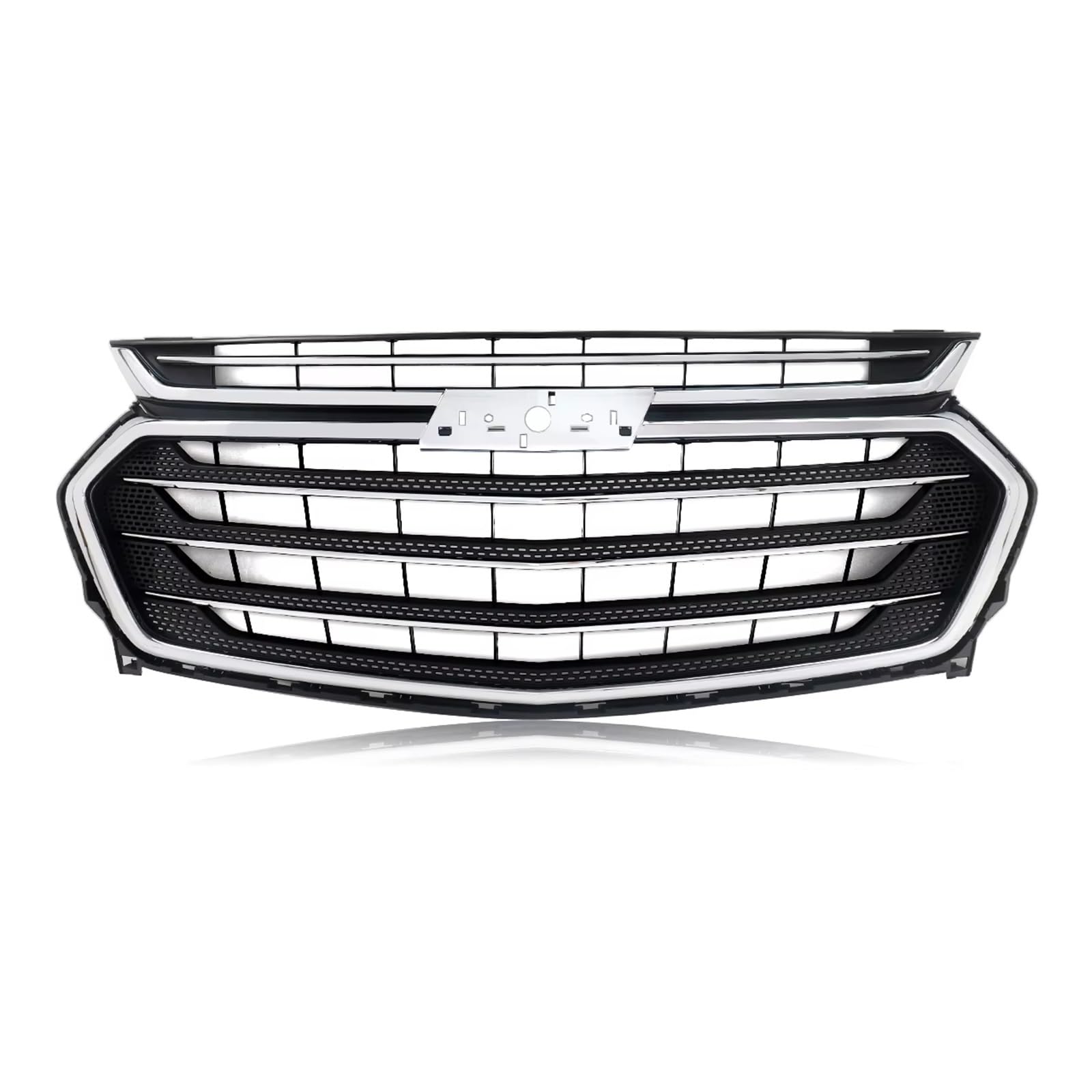 Calandre Haricot Grille Pour Chevrolet Pour Traverse 2018-2021 Grilles D'aération Supérieures Pare-chocs Avant Grille Calandre Avant