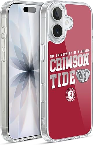 Miniatura 418 de Head Case Designs Funda de gel con logotipo oficial de la Universidad de Alabama UA [protección de grado militar] compatible con Apple iPhone 11