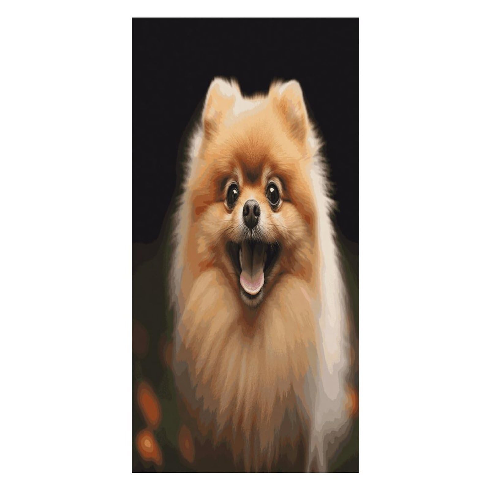 FekiLoot Pomeranian Beach Towel Oversized Bath Towel Ultra Soft Pool Towel Cozy Swim Towel Silky Lounge Towel Quick Dry Travel Towel Gentle Absorbent Towel for Adults Women Men
