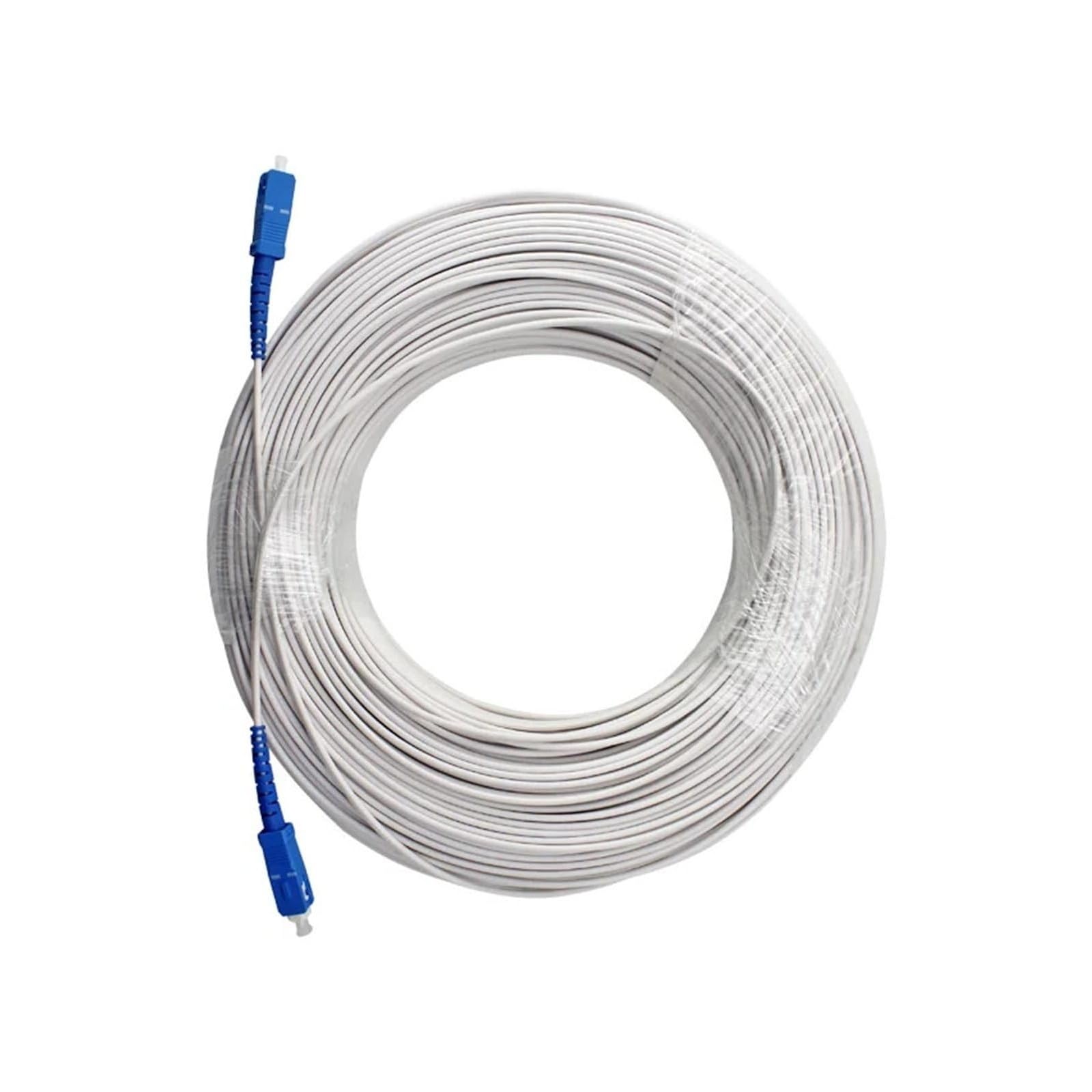 Câble de raccordement à fibre optique monomode, SC UPC vers LC UPC, 1 noyau, 500 m/600 m, GJXH-1B6(Black,LC UPC 500m)