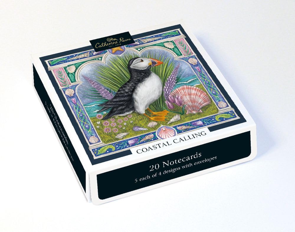 Museums & Galleries Catherine Rowe Coastal Calling Box of 20 Notecards with Envelopes