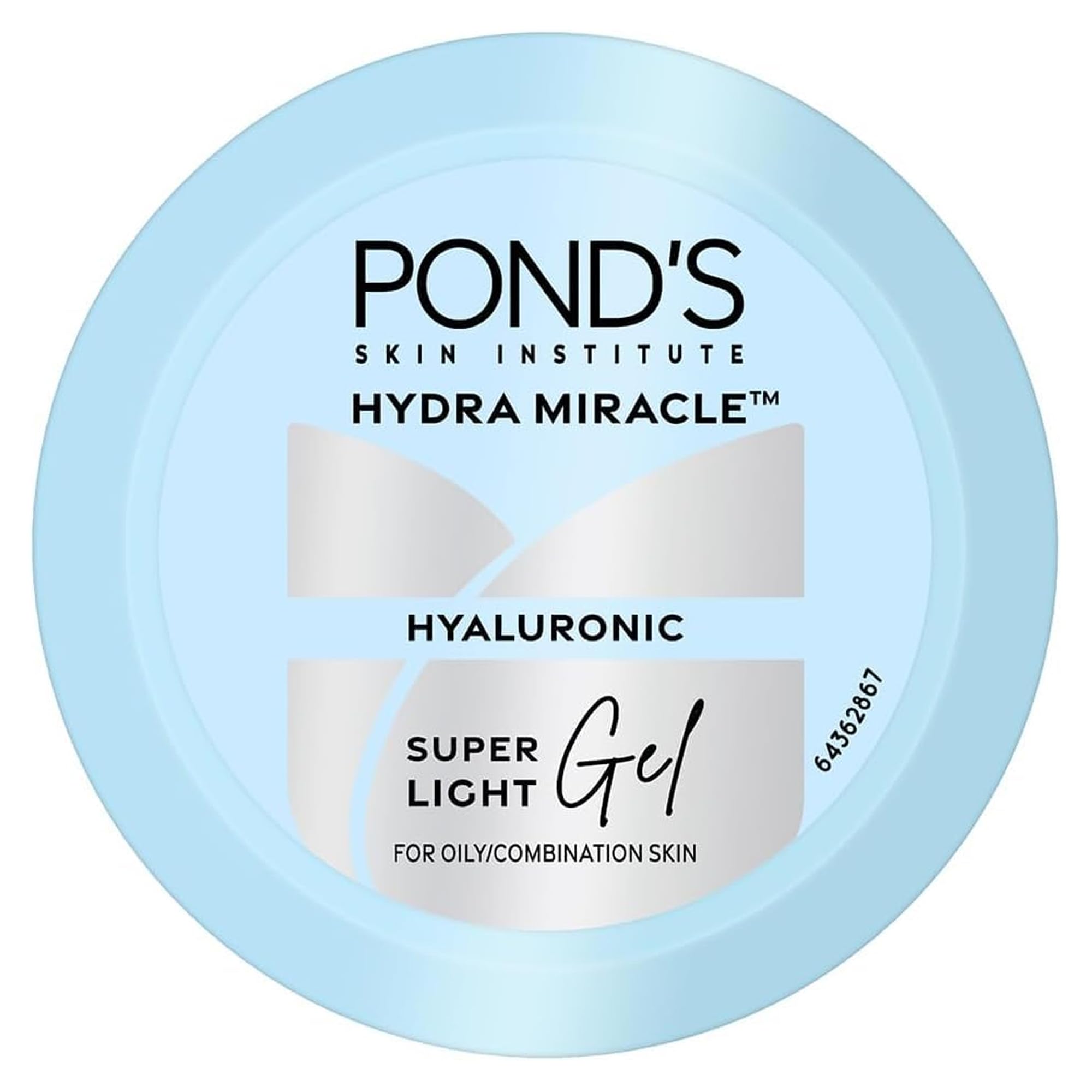 POND'S Super Light Gel Oil Free Face Moisturizer 50 g | With Hyaluronic Acid & Vitamin E for Fresh Glowing Skin & 24 hr Hydration - Daily Use