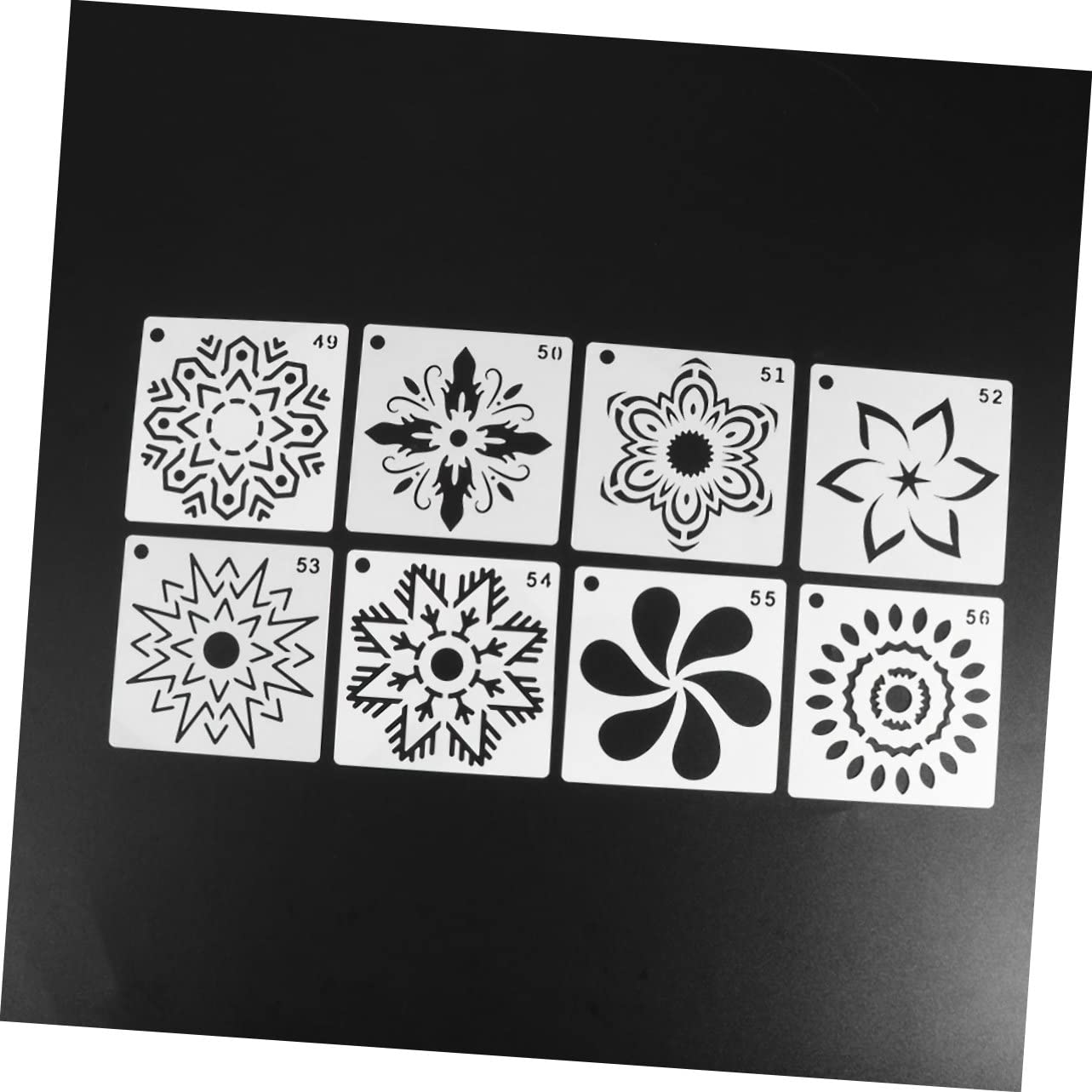 SHINEOFI 112pezzi Stencil Mandala per Pittura Modelli Creativi per Decorazioni Fai da Te Strumenti per Arte e Crafting Design Materiale Resistente