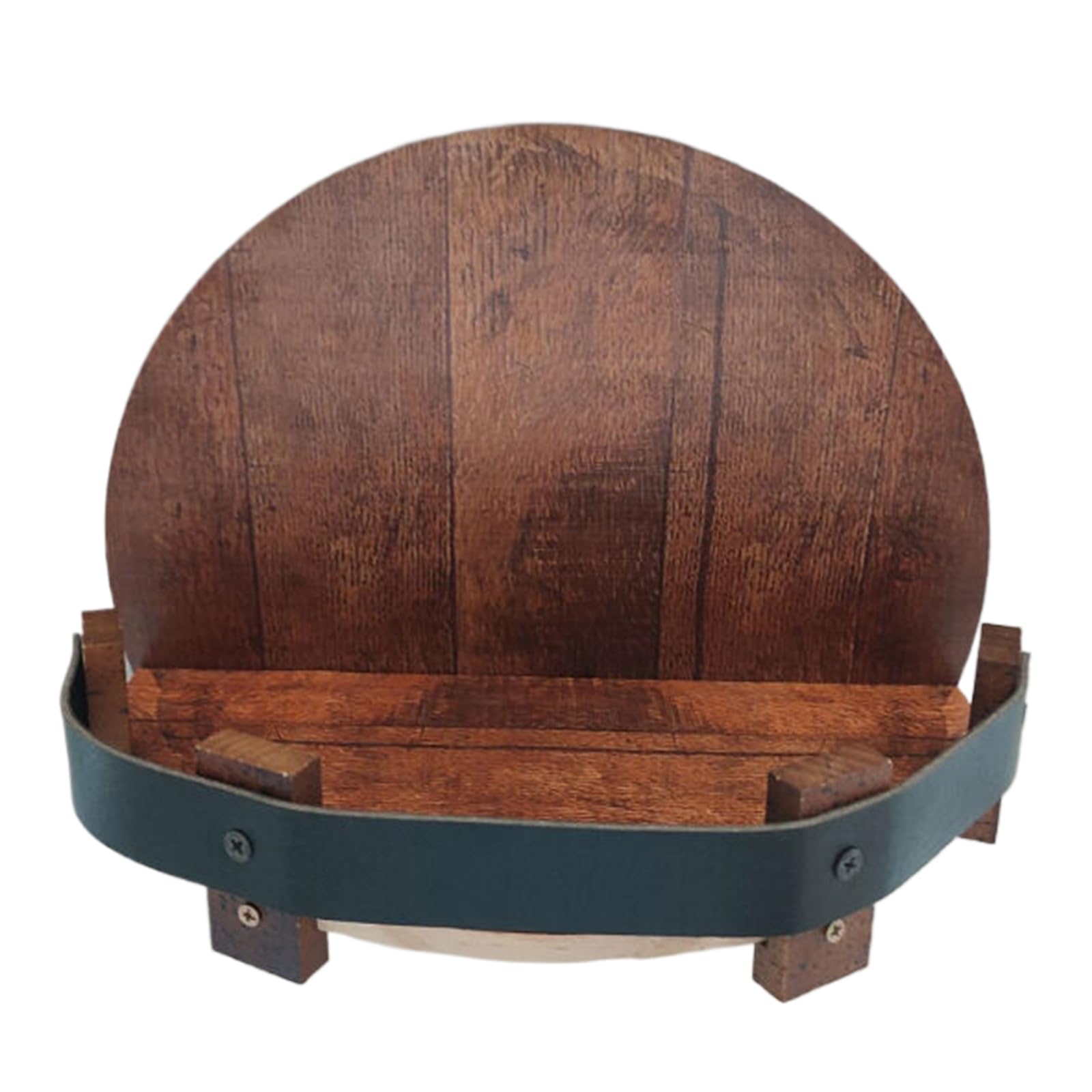 Xinsheinelry Display Stand Homes Kitchen Countertop Restaurant Wine Rack Decorations Collection Lover Vintage Barrels Shelf