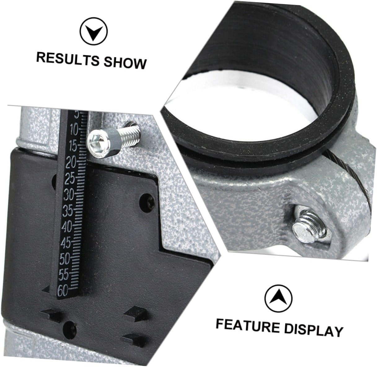 ABOOFAN Iron Base Single Hole Drill Press Stand with Bench Clamp Holder for Handheld Drill Accessories, Adjustable Floor Stand Compatible with Workshop Repair and Drilling Tasks
