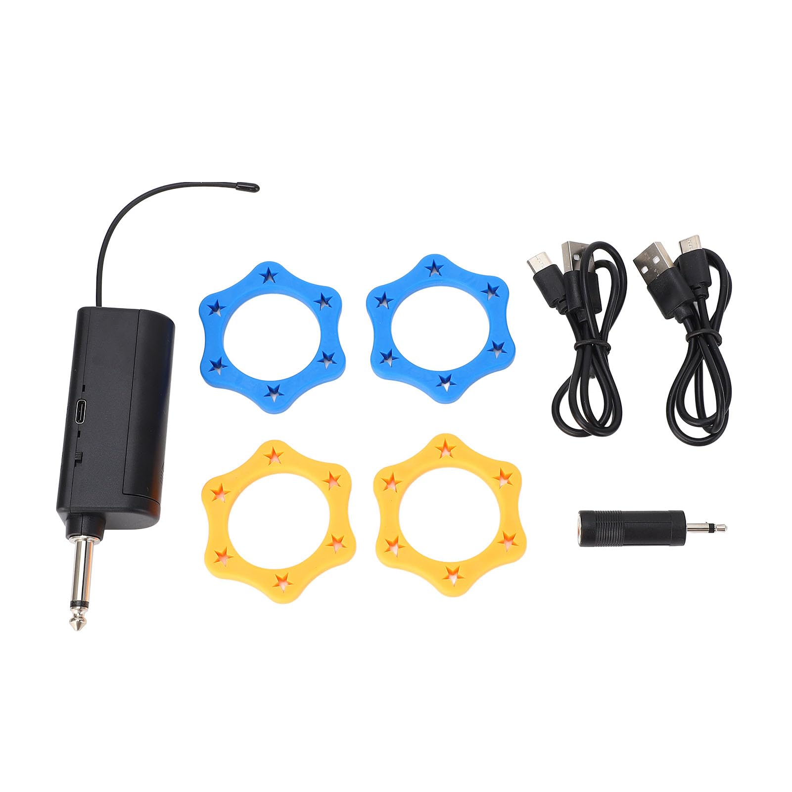 Bezprzewodowy Zestaw Mikrofonów Ręcznych, Mikrofon Dynamiczny VHF Band 4 o Zasięgu 164 Stóp do Nagrywania Karaoke na Scenie z technologią o Wysokiej Wydajności, Długi Czas Pracy