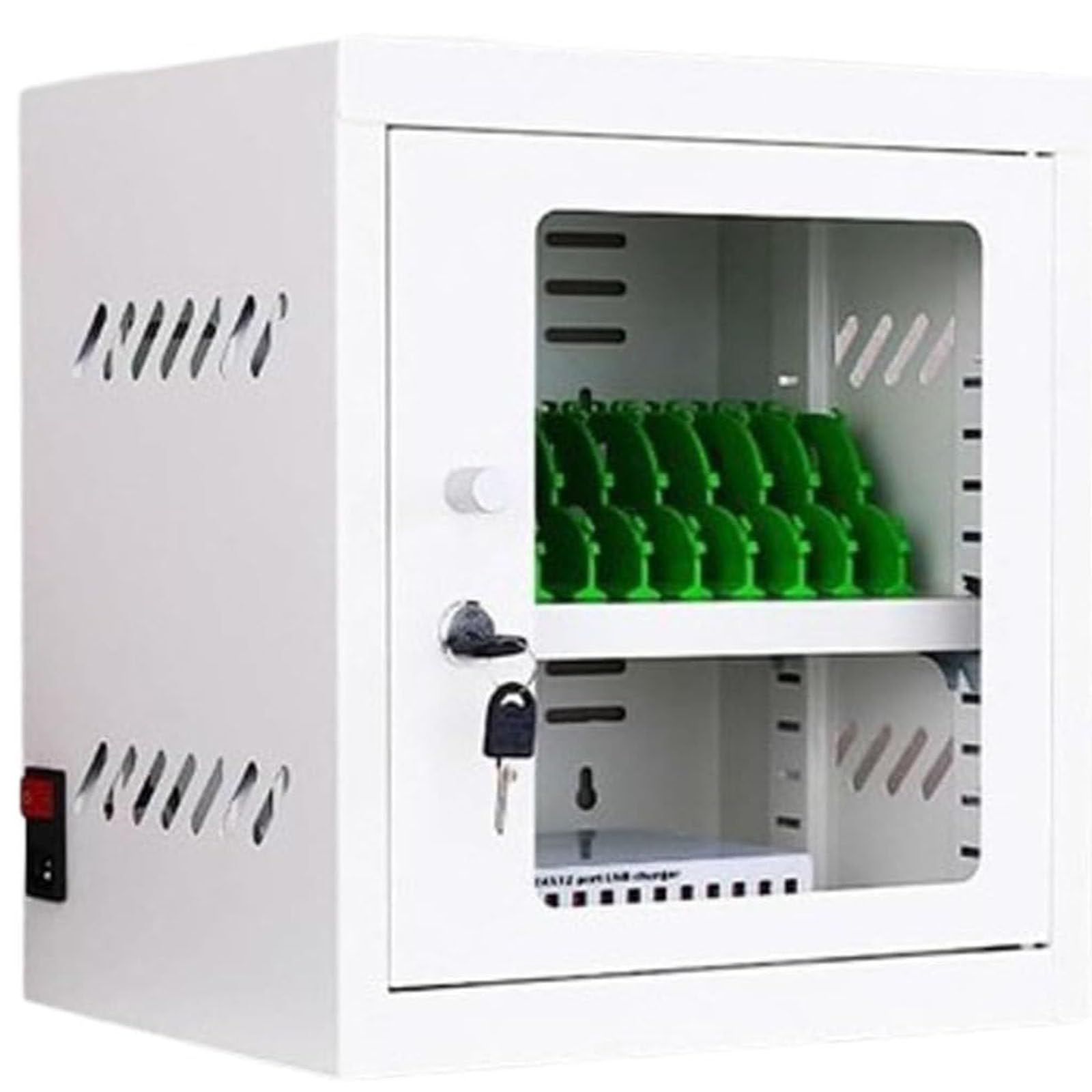 ylpddmm USB Cell Phone Charging Stations,Secure Phone Cabinet 12Slots