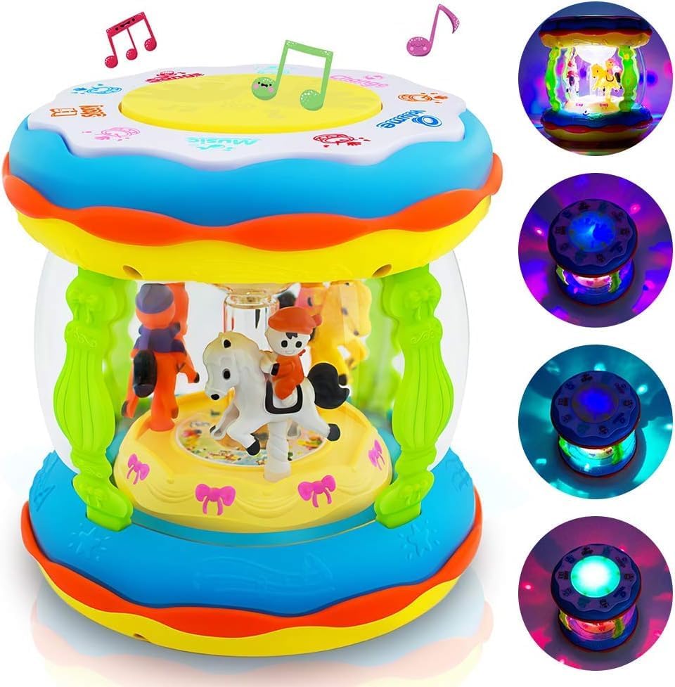Samip Babies and Toddlers Musical Drum Toys with Lights, Infants and Kids Musical and Educational Toys for 1 2 3 4 5 Year Old Boys and Girls (B0CVGZ5PVS) Amazon Price History, Amazon Price Tracker