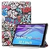 HYMY Hülle +1 Pcs Schutzfolie Glass für Lenovo Tab M10 HD 2nd Gen hülle 10.1" TB-X306X - Flip Case Cover Schutzhülle Schutzfolie Lenovo Tab M10 HD Gen 2 Glass-TY