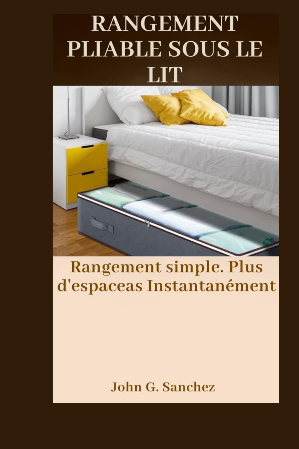 RANGEMENT PLIABLE SOUS LE LIT: Rangement simple. Plus d'espaceas Instantanément