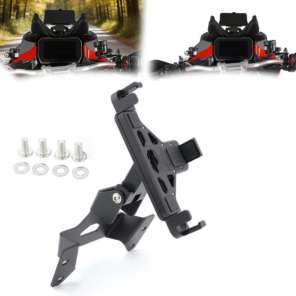 Placa Navegación GPS Móvil para Multistrada V4/V4S 2021-2026 V4 RS/V4 Pikes Peak/V4 Rally Soporte GPS