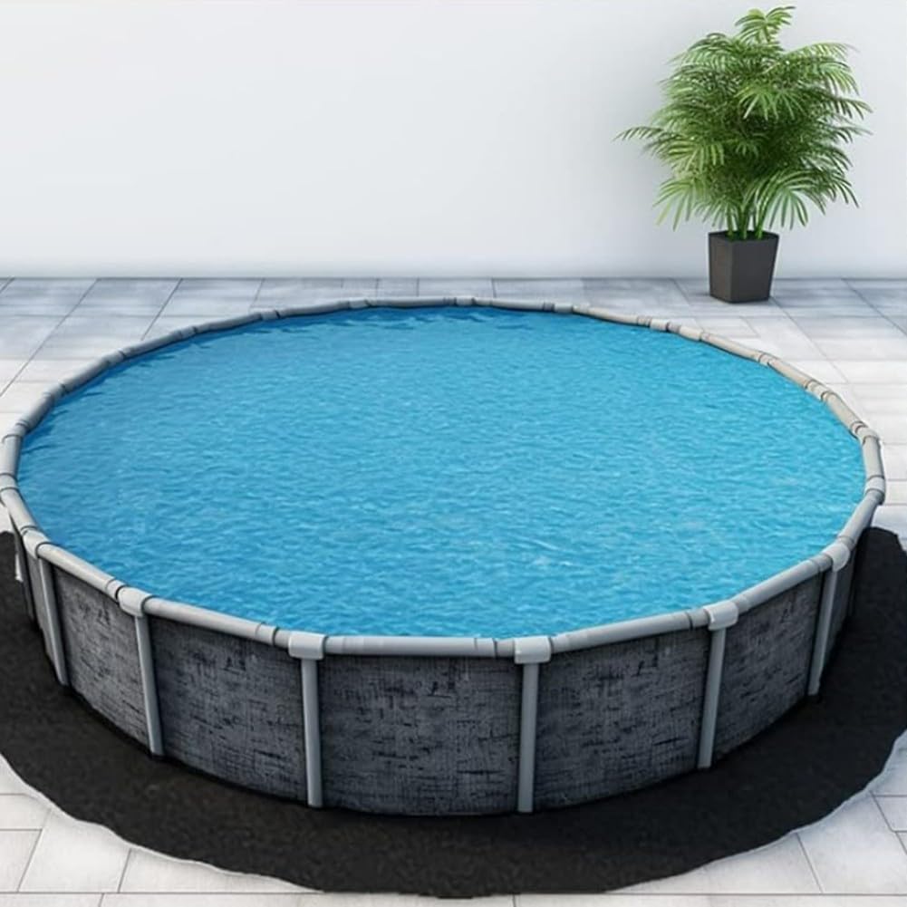 Tapis rond de revêtement de piscine en tissu non tissé 5,5 m pour piscine hors sol