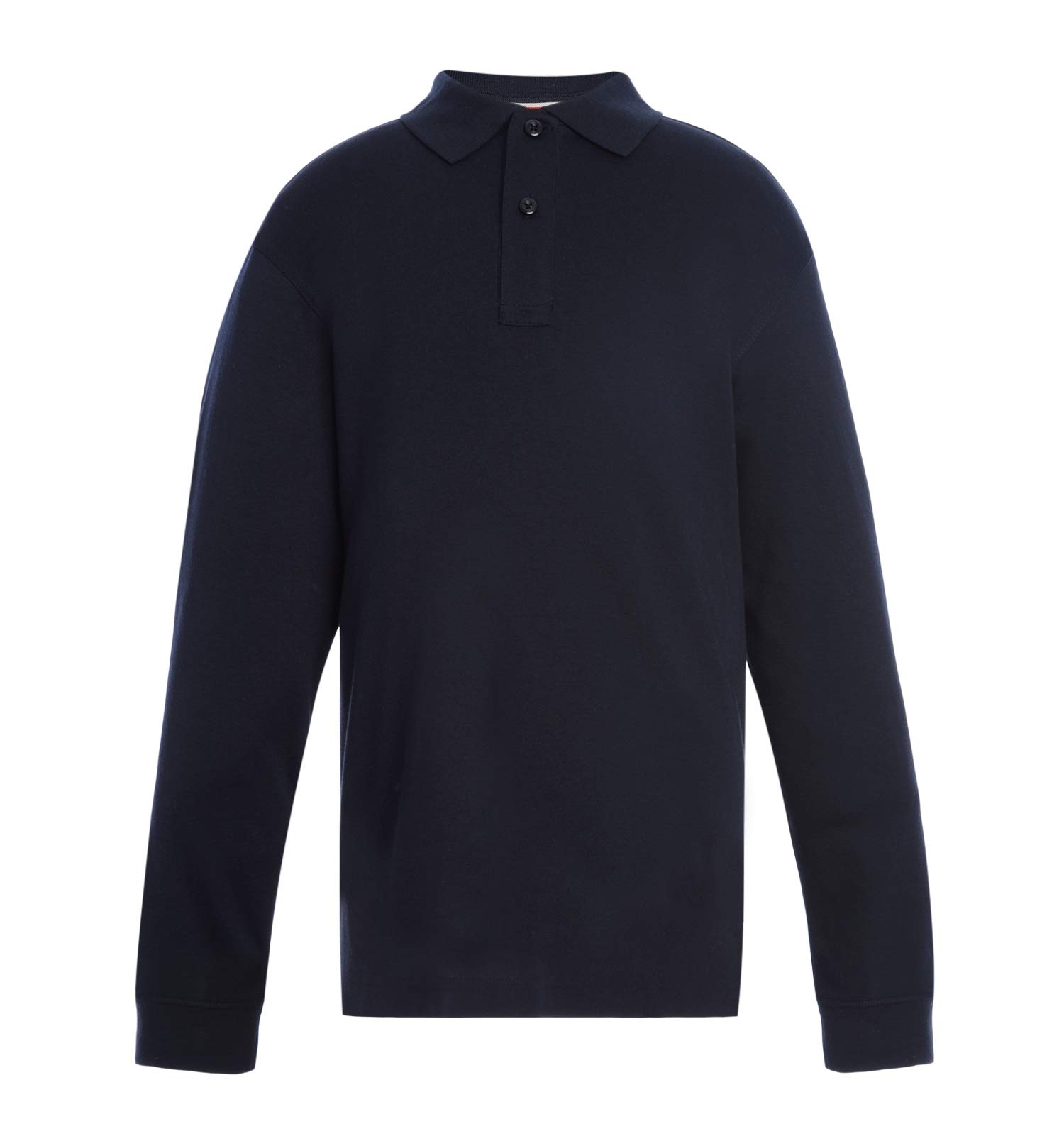 Tommy Hilfiger Co-Ed Long Sleeve Comfort Fit Interlock Polo, Kids School Uniform